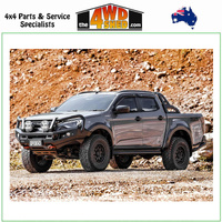 Genesis Loop Winch Bull Bar Isuzu DMAX 11/2023-On - Orange Tow Points & Black Bash Plates