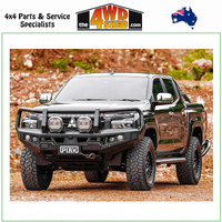 Genesis Loop Winch Bull Bar Mitsubishi Triton MV 12/2023-On - Black Tow Points & Black Bash Plates