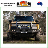 Genesis Loop Winch Bull Bar Toyota Prado 250 Series 2024-On - Black Tow Points & Black Bash Plates