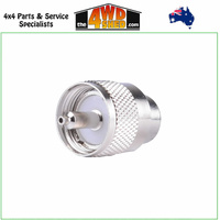 Solderless PL259 Connector - Braid Lock