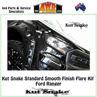 Kut Snake Standard Smooth Finish Flare Kit - Ford Ranger PX MK FULL KIT