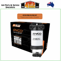 Ryco Pre-Filter Kit Toyota Landcruiser 76 78 79 Series 2012+ VDJ (RC625DPK)
