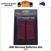 ADR Reflectors Red 65mm x 26mm