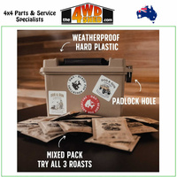 Reload Pack Mixed 48x Coffee Single Serve Pre-Loaded Drip Filters with Ammo Case