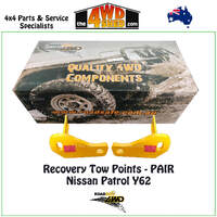 Recovery Tow Points PAIR Nissan Patrol Y62