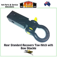 Rear Standard Recovery Tow Hitch with Bow Shackle