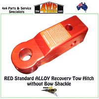 Rear Standard Recovery Tow Hitch - RED