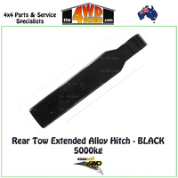 Rear Tow Extended Alloy Hitch - BLACK