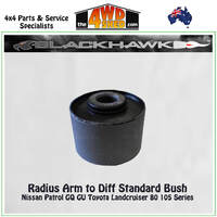 Radius Arm to Diff Standard Bush Nissan Patrol GQ GU Toyota Landcruiser 78 79 80 105 Series
