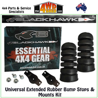Universal Extended Rubber Bump Stops & Mounts Kit