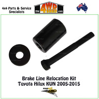 Brake Line Relocation Kit Toyota Hilux KUN 2005-2015