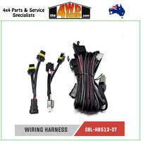 Universal Heavy Duty LED Wiring Harness suits Single LED Light Bar