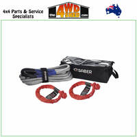 8K Offroad Kinetic Recovery Kit inc 2x 9K Soft Shackles