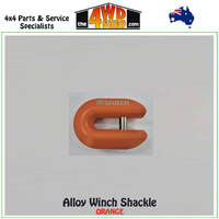7075 Alloy Winch Shackle Cerakote Orange