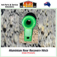 7075 Aluminium Rear Recovery Hitch - Green Prismatic