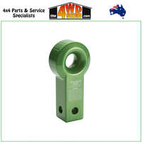 Aluminium Rear Recovery Hitch - Green Prismatic