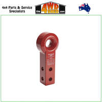 Aluminium Rear Extended Recovery Hitch - Red Prismatic