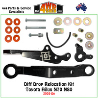 Diff Drop Relocation Kit Toyota Hilux N70 N80