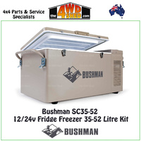 Bushman 12/24v Fridge Freezer 35-52 Litre Kit