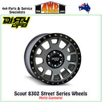 Scout 8302 Street Series - Matte Gunmetal with Black Lip