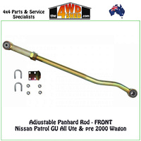 Adjustable Panhard Rod Nissan Patrol GU All Utes & Pre 1/2000 Wagons - FRONT