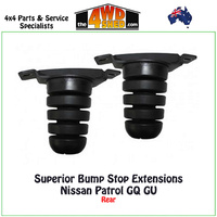 Superior Bump Stop Extensions Nissan Patrol GQ GU Rear