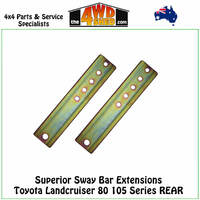 Sway Bar Extensions Toyota Landcruiser 80 105 Series Rear