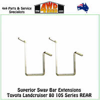 Superior Sway Bar Extensions Toyota Landcruiser 80 105 Series Under Chassis - Rear
