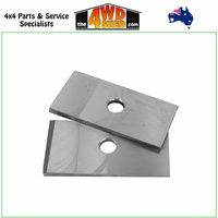 1 Degree Castor Wedges 70mm Wide - PAIR