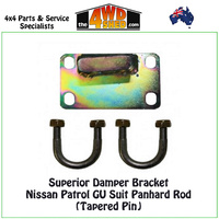 Superior Damper Bracket Nissan Patrol GU Suit Panhard Rod (Tapered Pin)