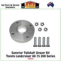 Superior Tailshaft Spacer 40mm Toyota Landcruiser Hilux Rear (Each)