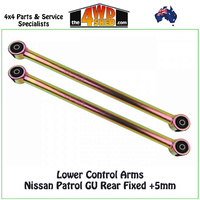 Lower Control Arms Nissan Patrol GU Rear Fixed +5mm