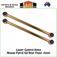 Lower Control Arms Nissan Patrol GU Rear Fixed +5mm
