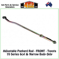 Adjustable Panhard Rod Toyota 70 Series 6cyl & Narrow Body Only - FRONT