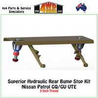 Superior Hydraulic Rear Bump Stop Kit Nissan Patrol GQ GU - Ute