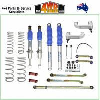 Superior Nitro Gas Twin Tube 4 Inch 100mm Suspension Lift Kit Toyota Prado 120 Series FJ Cruiser 