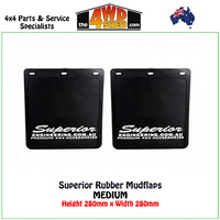 Superior Rubber Mudflaps - Medium