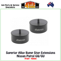 40mm Alloy Bump Stop Extensions Nissan Patrol GQ GU