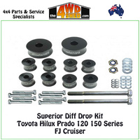 Diff Drop Kit Toyota Hilux Prado 120 & 150 Series FJ Cruiser