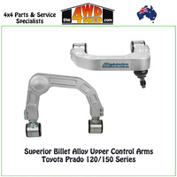 Superior Billet Alloy Upper Control Arms Toyota Prado 120 150 Series