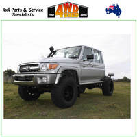 Superior Outback Tourer Bolt In Coil Conversion 2" Lift 33-34" Tyres Chromoly Diamond Diff 4.2T GVM Toyota Landcruiser 79 Series Gen 2 Dual Cab