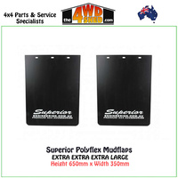 Superior Polyflex Mudflaps - Extra Extra Extra Large