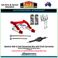 with Rear Remote Reservoir Shocks