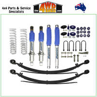 Superior Nitro Gas Twin Tube 2 Inch 50mm Suspension Lift Kit Nissan Navara NP300 Leaf Rear