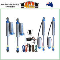 Superior (ECDS) Electric Adjustable 2.5 Monotube Remote Reservoir Shock Kit 5 Inch 125mm Lift 76 78 79 Series Toyota Landcruiser