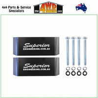 Bump Stop Extensions Toyota Landcruiser 76 78 79 80 105 Series Rear -  75mm