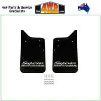 Superior Premium Mudflaps Toyota Landcruiser 300 Series - Rear No Flare (Pair)