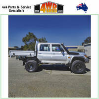 Outback Tourer Mid-Lift Bolt In Coil Conversion 35" Tyres Track Corrected Chromoly Diamond Diff 4.2T GVM Toyota Landcruiser 79 Series Gen 3 Dual Cab