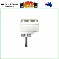 Superior Billet Series 7075 T6 Alloy Damper Bracket Nissan Patrol GQ GU Suit Drag Link Tie Rod Panhard (Pin-Pin) Silver
