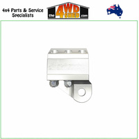 Superior Billet Series 7075 T6 Alloy Damper Bracket Nissan Patrol GU Suit Drag Link (Tapered Pin) Silver